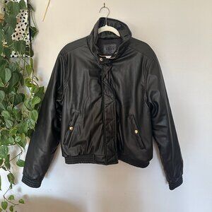 Blank NYC Faux Leather Bomber Jacket - Size XL - NWOT